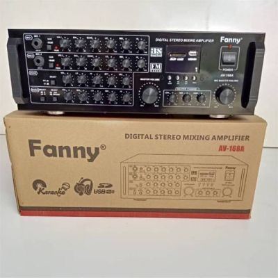 (Wowwww++) Fanny เพาเวอร์แอมป์ ขยายเสียง Power AMPlifier Bluetooth/USB/FM รุ่น AV-168A จัด เก็บเงินปลายทางได้ ราคาถูก เครื่อง ขยาย เสียง เครื่องขยายเสียง หูฟัง อื่น ๆ
