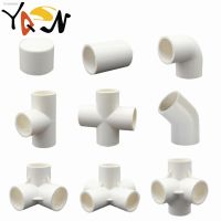 ✸ 20/25/32/40mm White PVC Pipe Fittings Straight Elbow Tee Cross Connector Water Pipe Adapter 3 4 5 6 Ways Joints