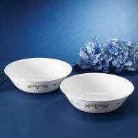 Corelle Coordinates Tree Bird ชามก๋วยเตี๋ยวเซรามิก 2 ชิ้น อาหารเย็น เครื่องล้างจาน ตู้เซฟ