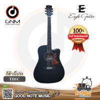 Eagle Guitar กีต้าร์โปร่ง รุ่น TD1C สี BK รับประกันของแท้ 100%