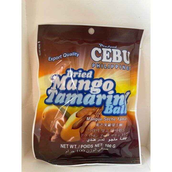 Profood Dried Mango Tamarind Balls 100 grams Lazada PH