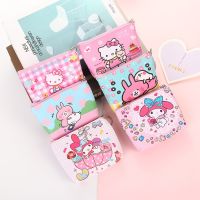 Hello Kitty Purse Coin Purses Cartoon Animals PU Melody Cute Wallet Bag Keychains Storage Bag Sanrio Kuromi Kawaii Mini Pouch Wallets