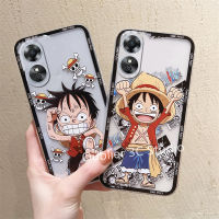 เคสโทรศัพท์ OPPOA38 OPPO A38 4G เคส ปลอกข้อเสนอร้อนออกแบบใหม่น่ารักการ์ตูนOne Pieceลูฟี่ซิลิโคนใสโทรศัพท์มือถือกันกระแทกปกอ่อน Case 2023