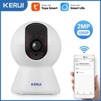 KERUI 1080P 2MP Tuya Smart Mini WiFi IP Camera Indoor Wireless Security Home CCTV Surveillance Camera 2MP With Auto Tracking