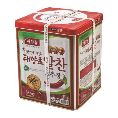 สินค้ามาใหม่! แฮชานเดิล อัลชาน โกชูจัง พริกแกงเกาหลี 14 กก. CJ Haechandle Al Chan Gochujang Korean Chilli Sauce 14 kg ล็อตใหม่มาล่าสุด สินค้าสด มีเก็บเงินปลายทาง