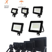 LED FloodLight Reflector Spotlight outdoor Exterior Lighting optional pir motion sensor Wall Light Waterproof Energy Saving Stre