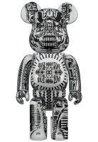 BEARBRICK H.R.Giger White 100%400%