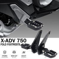 สำหรับฮอนด้า X-ADV 750 XADV 750 X ADV 750 750 X-ADV 2021อุปกรณ์เสริมรถจักรยานยนต์พับที่รองเท้าหลังเท้าเหยียบผู้โดยสาร