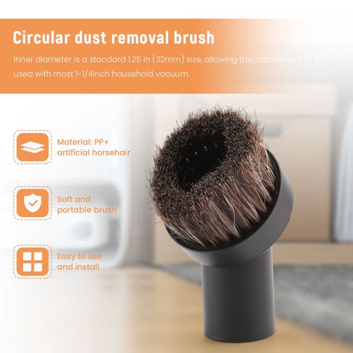 vacuum-cleaner-brush-round-dust-brush-25mm-horse-hair-vacuum-cleaner-attachment-replacement-for-most-brand-accepting