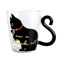 【CW】☽☢  Drinking Glasses for Mug Resistant Glass Cup Cartoon Wine Beer