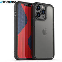 KEYSION เคสกันกระแทกใสสำหรับ iPhone 13 Pro Max,ด้านหลังเคสซิลิโคนใสสำหรับโทรศัพท์ iPhone 13 Mini 12 Pro Max