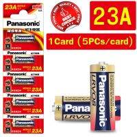 ( Pro+++ ) สุดคุ้ม ถ่าน Panasonic 12V 23A 5 ก้อน Alka Battery 23AE A23 E23A V23GA For Remote Control Doorbell 8LR23 8LR923 RV08 VR22 ราคาคุ้มค่า แบ ต เต อร รี่ แบ ต เต อร รี เเ บ ต เต อร รี่ แบ ต เต อร รี่ แห้ง