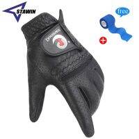 1 PCS Mens Golf Gloves Improved Grip System Cool Comfortable Breathable Black Color Left Hand Size 22-27 Sports Glove Fashion