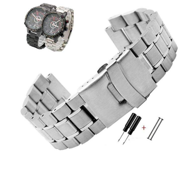 stainless-steel-watchband-for-mens-timex-t2n720-t2n721-tw2r55500-t2n721-watch-strap-24-16mm-lug-end-silver-black-bracelet-band