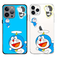 XINTUO เคสการ์ตูนอนิเมะ2ชิ้น Dingang Cat Doraemon สำหรับ Huawei P30 Pro Y9s Y7p P40ส่วนบุคคลเคสมือถือ Nova 3 3i 4 4e 5T 6 7i Mate50 40 30 20 P10 P20 P30 P50เคสโทรศัพท์อ่อนใสป้องกันโปร่งใสกันกระแทก