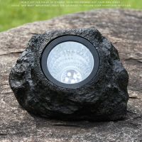 Imitation Stone Solar Lawn Garden Spotlight Outdoor Light Landscape Lighting Solar Panels IP65 Waterproof