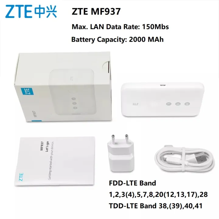 Global Roaming 4G LTE Small Mobile WiFi Hotspot Router Modem Mifis ZTE