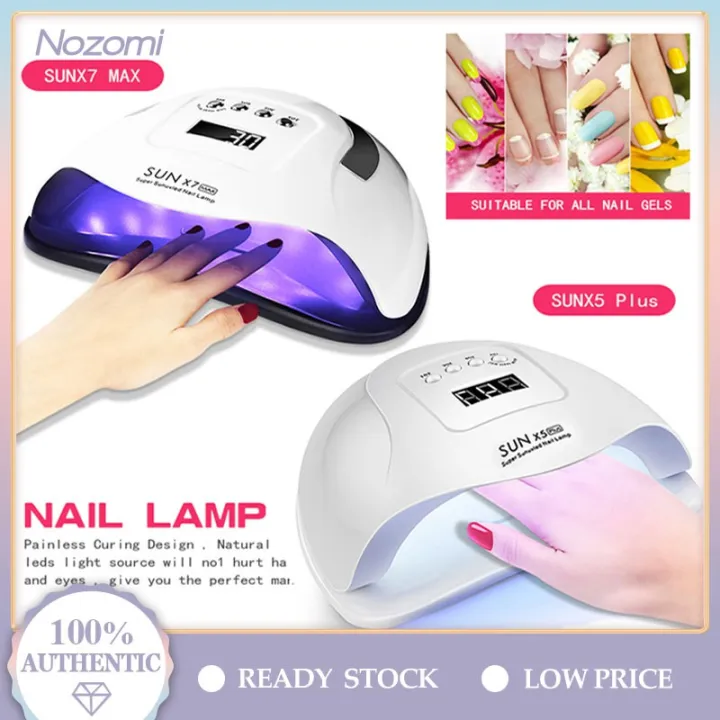 Sunx5 Plus-150w UV Nail Phototherapy Lamp LED Nail Light Quick Dryer Cure  Gel Polish Nail Machine | Lazada PH