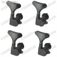 ◈❧☍ Black Electric Bass Guitar Tuning Pegs 4R Tuners Machine Heads Tuning Keys Buttons Guitar Accessories Parts