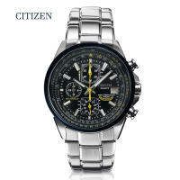 Citizen_CA00690 นาฬิกาควอทซ์สำหรับผู้ชายนาฬิกาสปอร์ตลำลองสำหรับผู้ชายนาฬิกาข้อมือหนังทหารสุดหรูสีน้ำเงินนาฬิกาข้อมือผู้ชายแฟชั่นธุรกิจพร