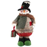 Christmas Supplies New Year Christmas Decorations for Home Creative Standing Snowman Doll Desktop Window Decoration