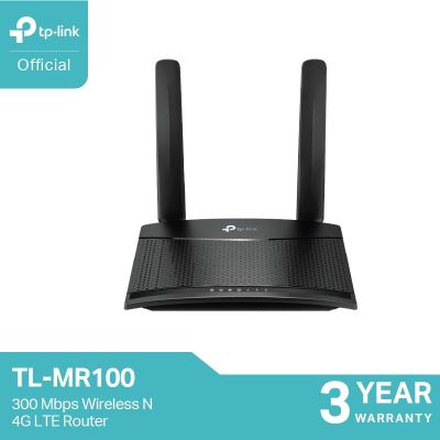 ( โปรโมชั่น+++ ) TP-LINK TL-MR100 4G LTE Router 300Mbps เราเตอร์ใส่ซิม (Wireless N 4G LTE Router)รองรับ 4G ทุกเครือข่าย สุดคุ้ม อุปกรณ์ เรา เตอร์ เรา เตอร์ ใส่ ซิ ม เรา เตอร์ wifi เร้า เตอร์ 5g