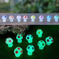 5020PCS ที่มีสีสันเรืองแสงเห็ดเล็กๆ Mini Figurines เห็ดขนาดเล็กรูปปั้นตกแต่งสำหรับเรืองแสงใน Dark Bonsai Ornament