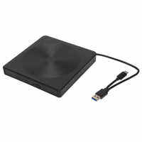 External DVD Drive USB3.0 USB C Interface Shockproof Design Convenient Practical USB CD Drive for Laptop PC Computer Accessory