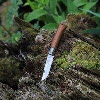 OPINEL No.8 stainless steel walnut wood handle