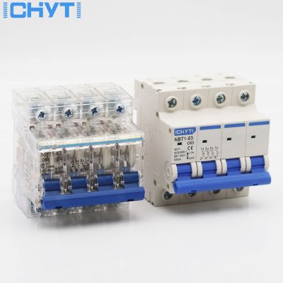 Ichtyi 220V/400V 4P 6a/10a/16a/20a/25a/32a/40a/50a/63a โปร่งใส Shell Switch ในครัวเรือน Miniature Circuit Breaker Mcb