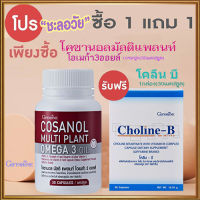 เซ็ต2ชิ้นชะลอวัย?กิฟารีนโคซานอลมัลติแพลนท์ โอเมก้า3ออยล์1กระปุก(30แคปซูล)หุ่นสวยผิวใส+กิฟารีน โคลีน บี#1กล่อง(30แคปซูล)?