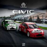 Time Micro 1:64รุ่นรถ Civic โลหะผสมตาย-หล่อรถเคลือบ Marlbo