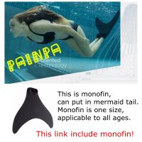 【】 2Pcs Parent-Child Mermaid Costume Women Swimsuit with Monofin Mermaid Tail Swimming Suit Lady Swimwear for Women