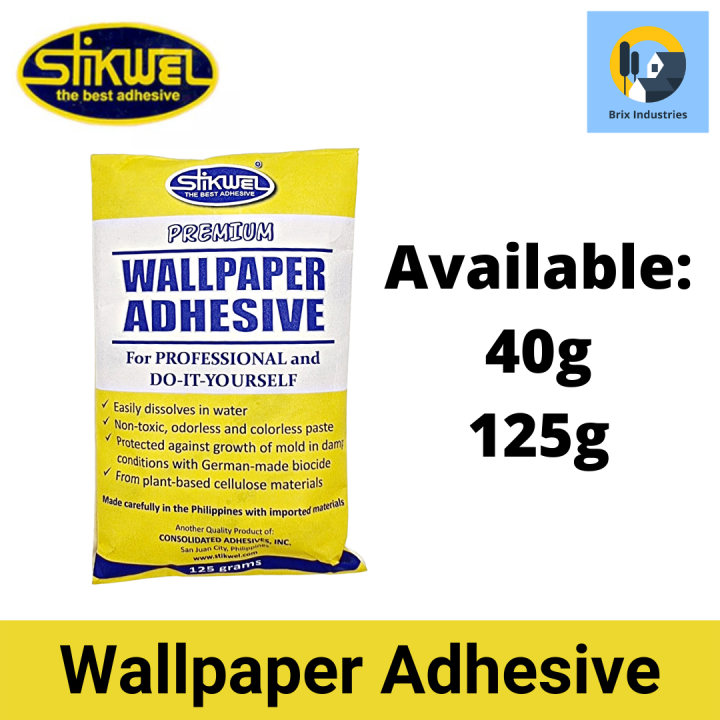 Stikwel Wallpaper Adhesive 40g or 125g For Professional and Do It