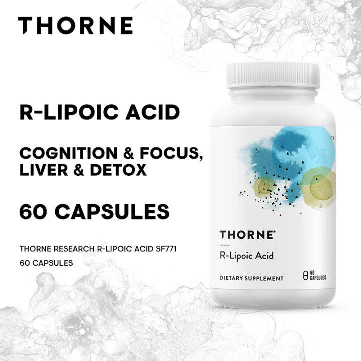 Thorne Research R-Lipoic Acid 60 Capsules (BBE: 06/2023) | Lazada