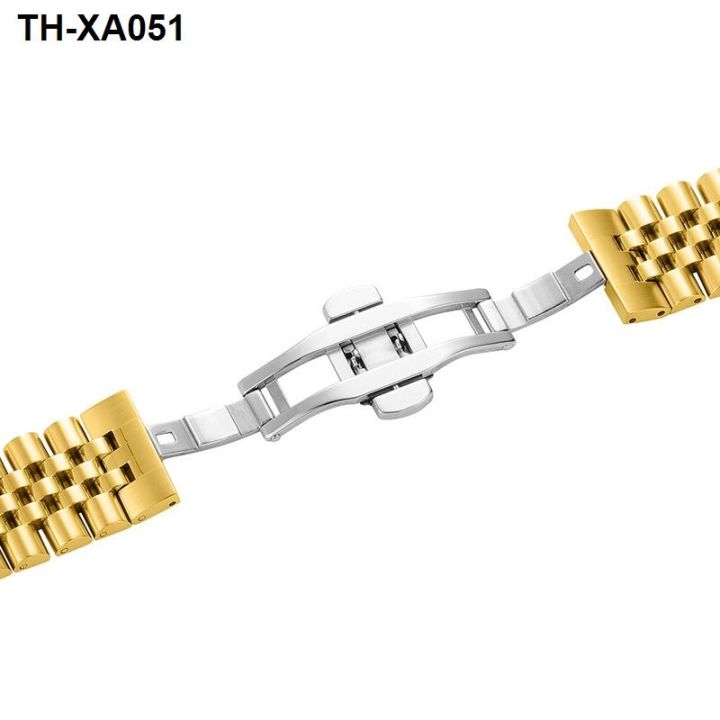 alternative-labor-five-bead-watch-strap-stainless-steel-belt-multi-purpose-butterfly-buckle