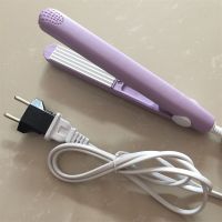 【LZ】◐  Mini Ceramic Hair Straightening Curling Iron EU Styling Tools Volume Curler Rosa Corrugate 2022 NovoTH