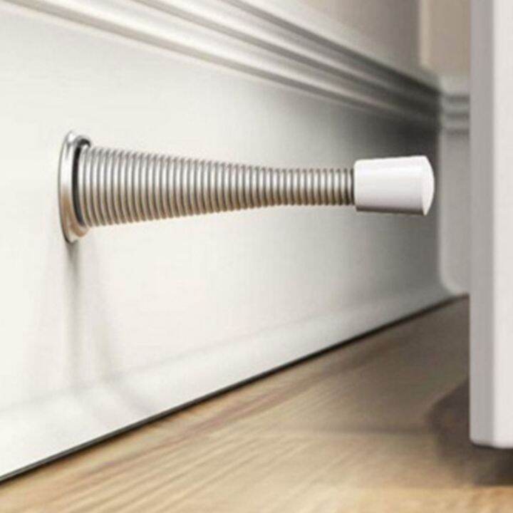 8pcs-white-spring-door-stops-for-baseboard-stainless-steel-heavy-duty-flexible-door-holder-for-bottom-of-protector-door