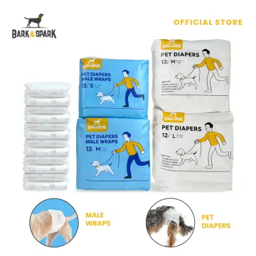 Disposable male hotsell dog wraps xl