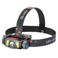 Strong Light LED Long-Range Headlights with USB Rechargeable Head-Mounted Magnetic Headlights