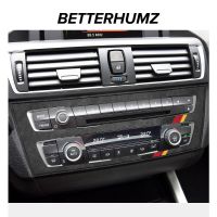 Betterhumz Car CD Control Panel Decoration Trim Cover For BMW 1 2 Series F20 F22 AC Air Vents Cover Sticker Interior Accessories