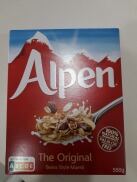 NGŨ CỐC ĂN SÁNG ALPEN 550G