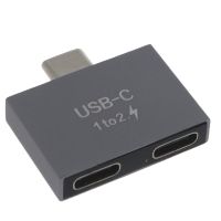 ต่อยูเอสบี C ตัวผู้ไปยังคู่ปลั๊กเสริมตัวเมีย USB C,ทนทานสำหรับ USB C PD ที่ชาร์จแบตสำรองแล็ปท็อป Type C Convertor