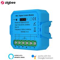 【YD】 Lonsonho Tuya Zigbee Curtain Relay Module Smartlife Works with