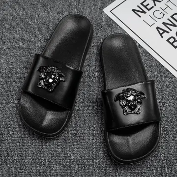 Versace bathroom online slippers