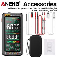 ANENG 683 AC/DC Electrical Capacitance Meter Touch Screen Ammeter Voltage Tester 6000 Counts Rechargeable Flashlight Lighting