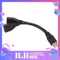 ?【Lowest price】LANG 1ชิ้น15/30ซม. ปลั๊กตัวผู้ต่อ2ช่องตัวเมียอะแดปเตอร์สายต่อ2.0 USB