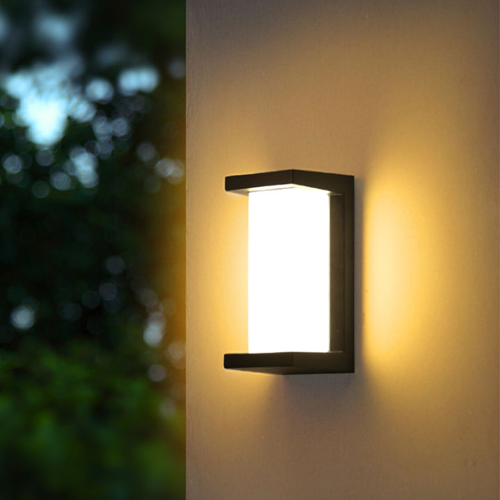 Modern Outdoor Lighting LED Wall Lights Waterproof Porch Light Wall ...