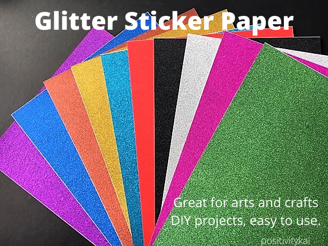 Printable Glitter Sticker Paper Sheet for DIYs, arts and crafts ...