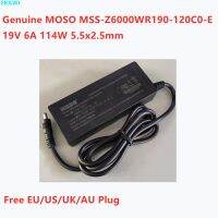 MOSO MSS-Z6000WR190-120C0-E แท้19V 6A 114W 5.5X2.5Mm,5.26A 5A 4A ไฟสลับ AC อะแดปเตอร์สำหรับแล็ปท็อปพาวเวอร์เครื่องชาร์จอุปกรณ์เพาเวอร์